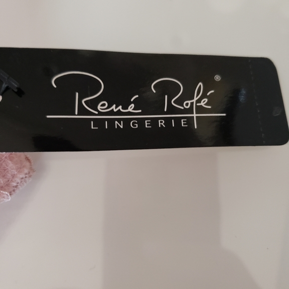 Rene Rofé Rose Pretty Lace Slight Padded Wire Bra Single Clasp Women's 36B NWOT - Picture 11 of 11